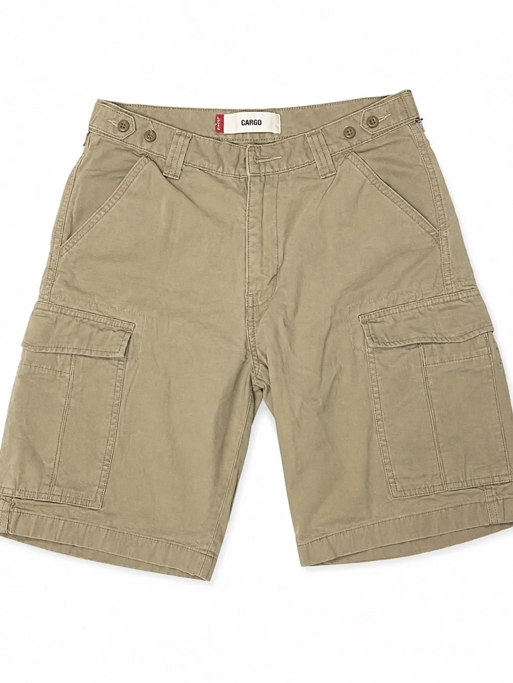 Levi’s Cargo Shorts W30 Khaki Utility Military Y2K Baggy Men’s Streetwear